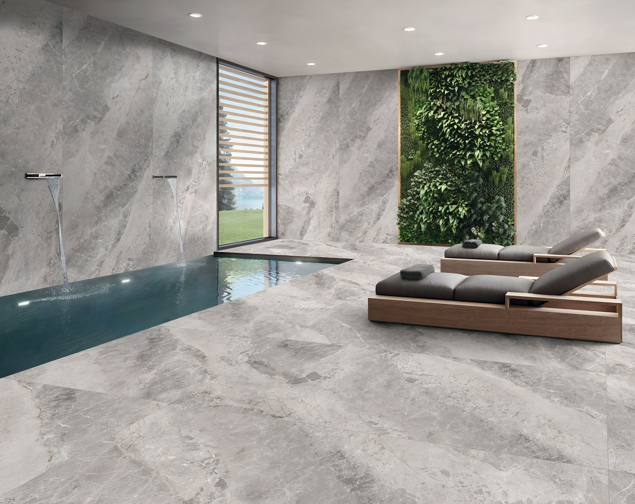 Silver Fantasy Marble - Polished